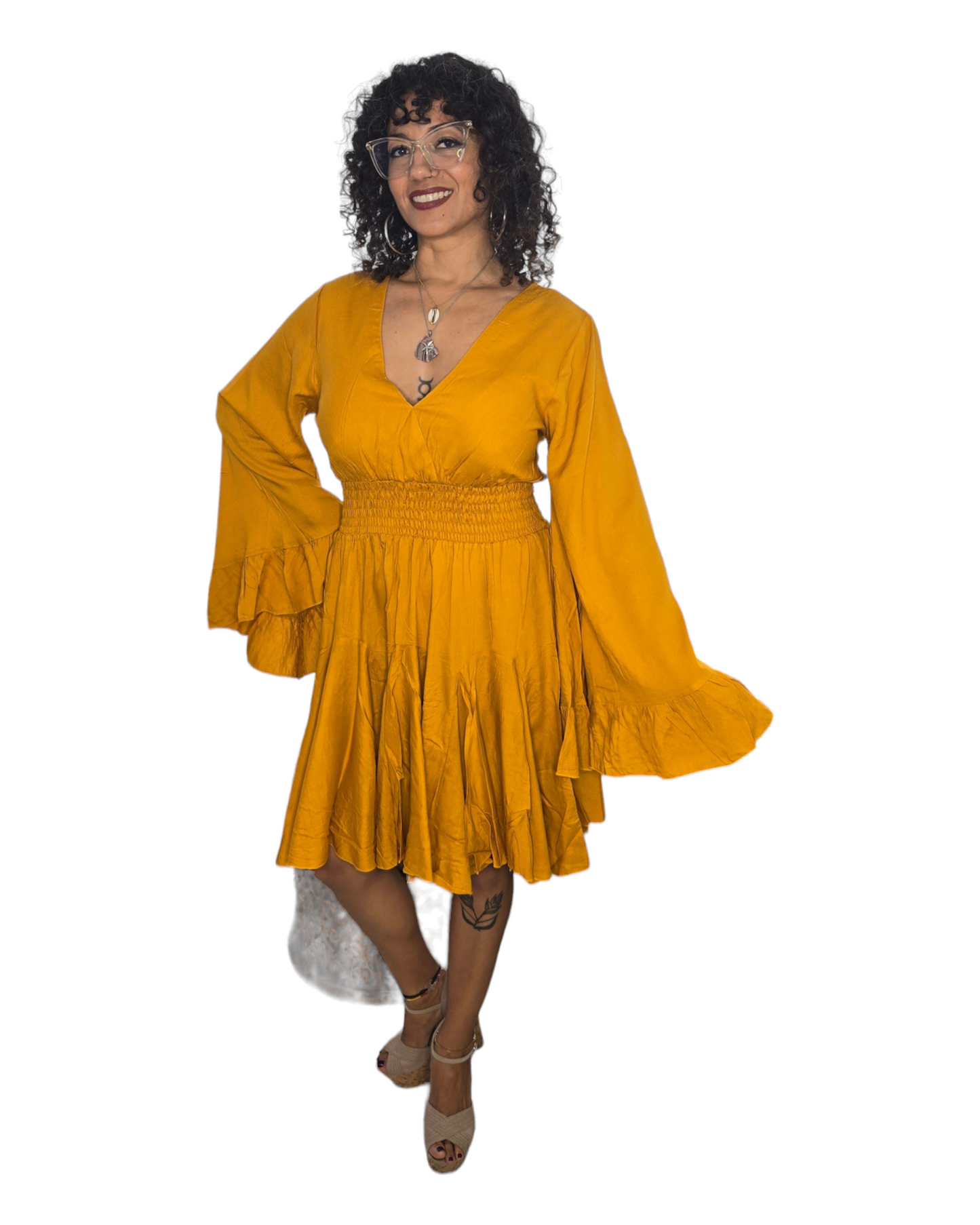 Nan Short - mustard